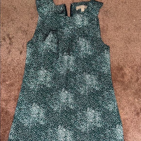 Banana Republic Green and White Patterned Blouse - Picture 1 of 3